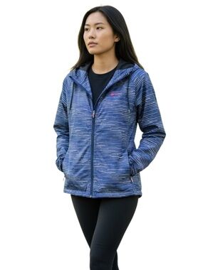 Sugoi Cobalt Blue/White Zap Training Jacket Hooded Running/Bike Jacket (XS)